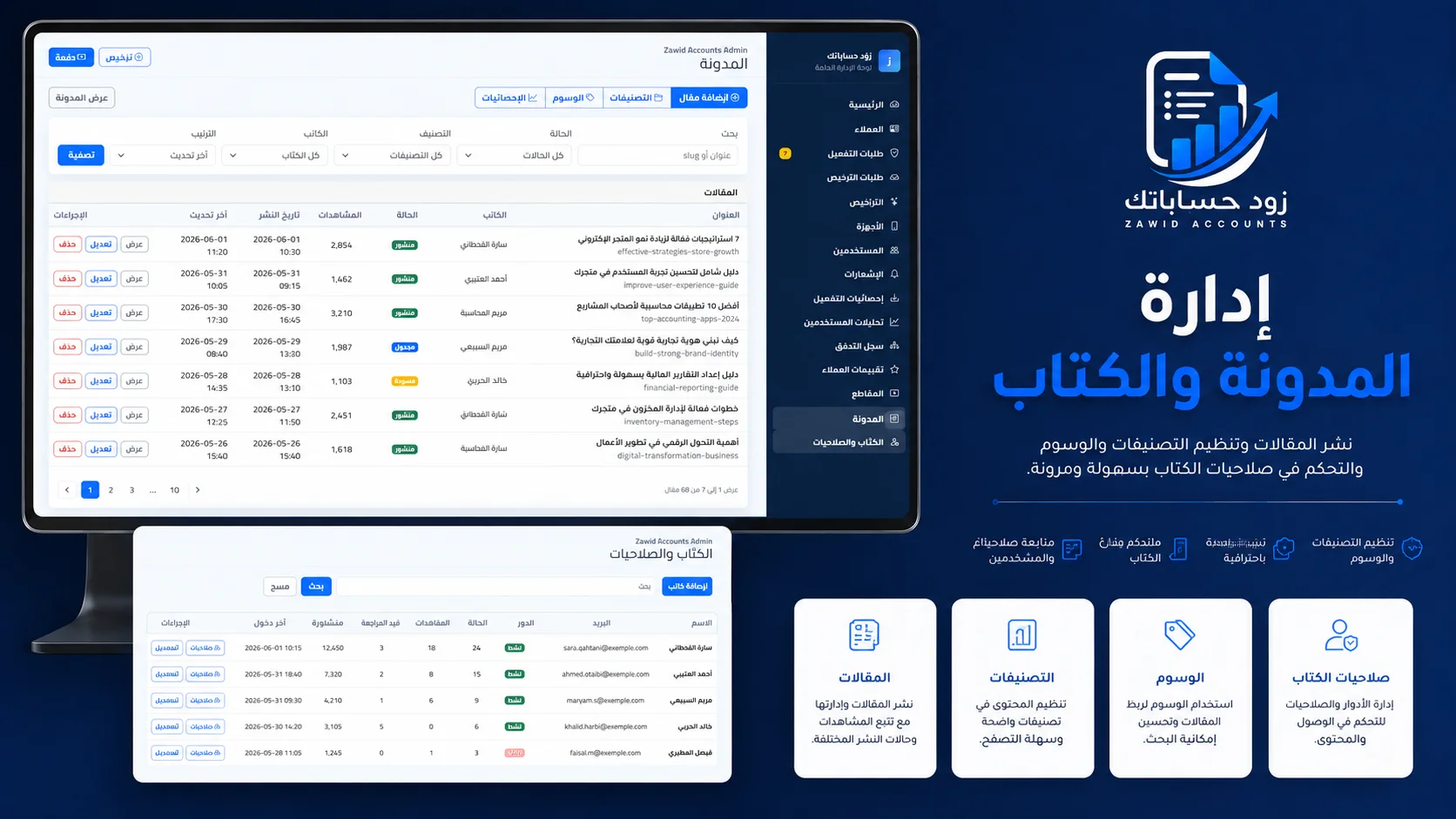 Laravel license management screen